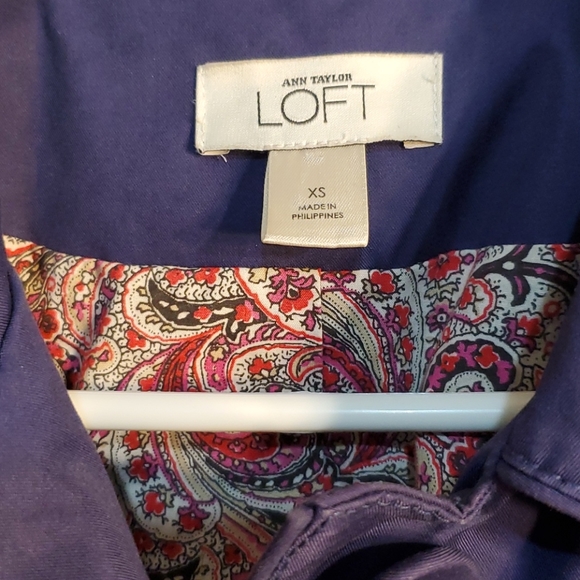 Ann Taylor Loft Trench Coat - Picture 2 of 7